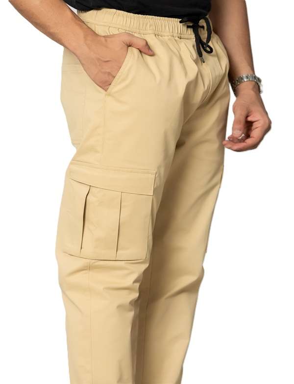 KEDY Men's Jogger (Cream) – Casual Wear with a Soft Touch