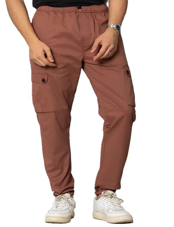 KEDY Men's Jogger (Wood Brown) – Casual Comfort with Rustic Style