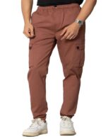 KEDY Men's Jogger (Wood Brown) – Casual Comfort with Rustic Style