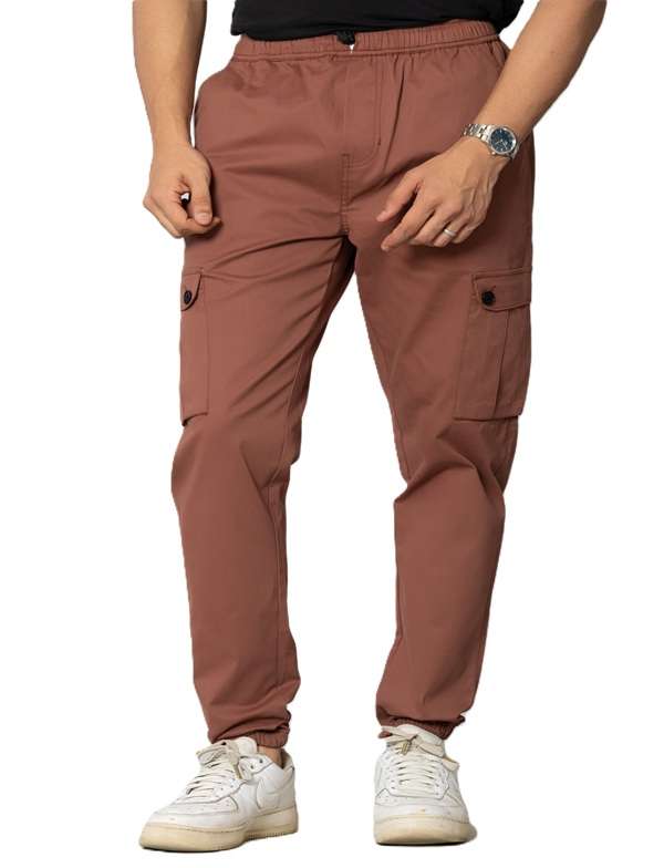KEDY Men's Jogger (Wood Brown) – Casual Comfort with Rustic Style