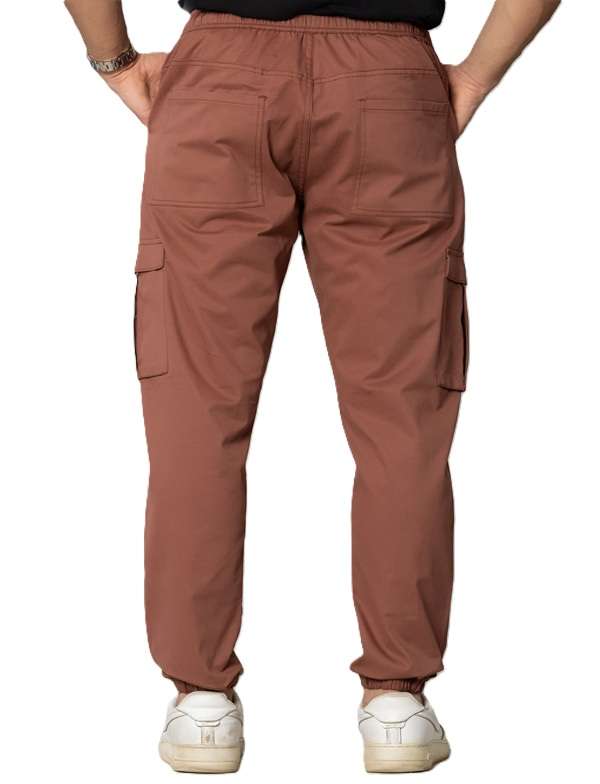 KEDY Men's Jogger (Wood Brown) – Casual Comfort with Rustic Style