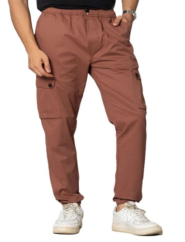KEDY Men's Jogger (Wood Brown) – Casual Comfort with Rustic Style