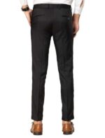 KEDY Men's Flexi Trousers (Black) - Sleek and Stretchable Fit