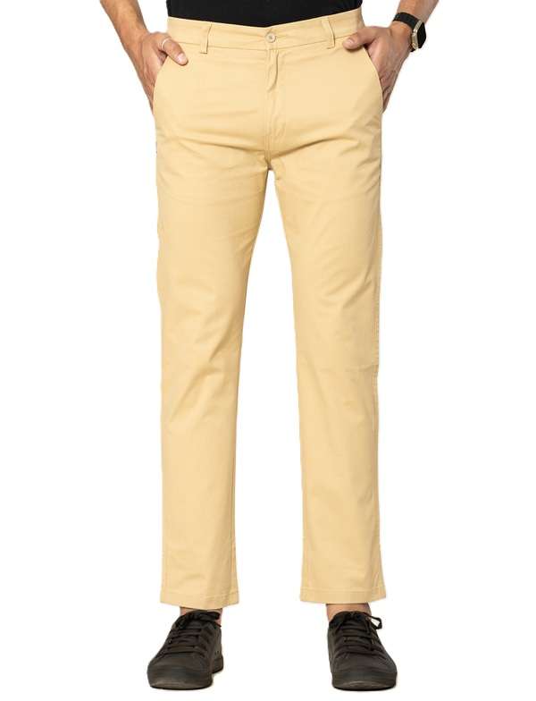 KEDY Men's Chinos (Beige) - Classic Fit with a Neutral Tone