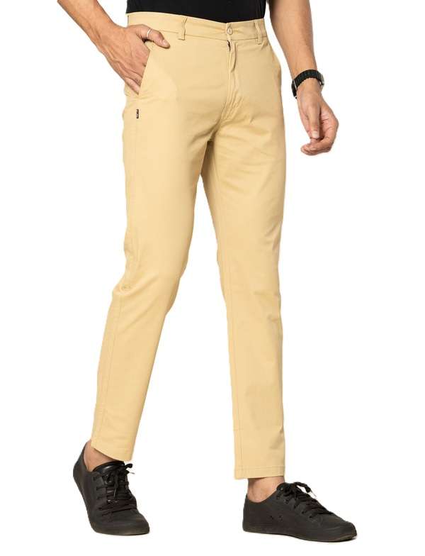 KEDY Men's Chinos (Beige) - Classic Fit with a Neutral Tone