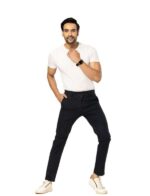 KEDY Men's Chinos (Rich Black) - Polished and Formal Look