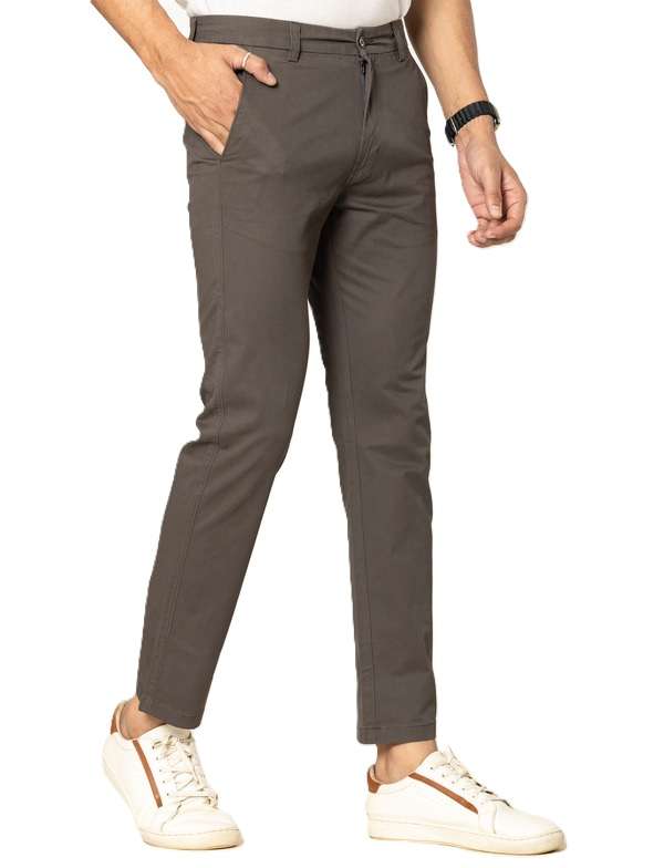 KEDY Men's Chinos (Dark Grey) - Modern Tailored Look