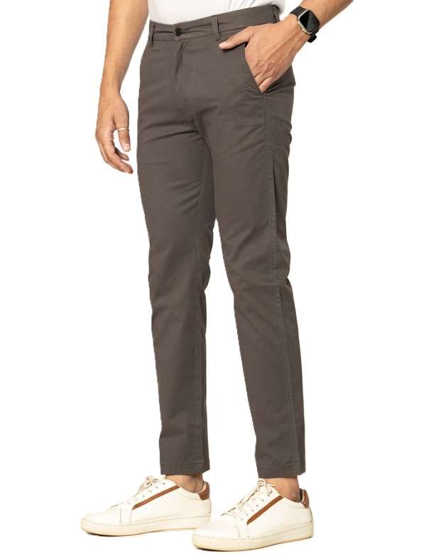 KEDY Men's Chinos (Dark Grey) - Modern Tailored Look