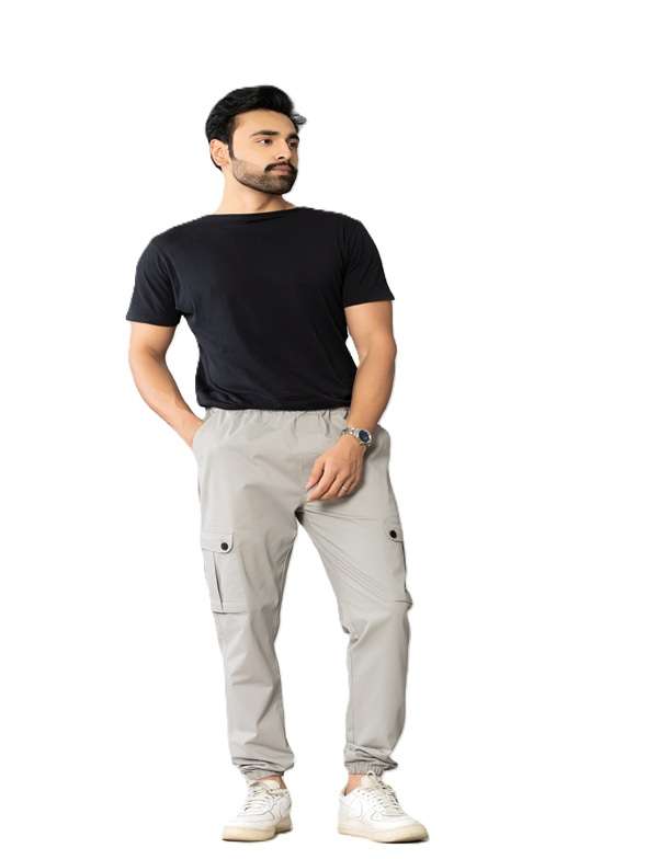 KEDY Men's Jogger (Steel Grey) – Modern Comfort with Stylish Design