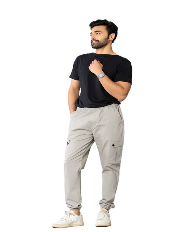 KEDY Men's Jogger (Steel Grey) – Modern Comfort with Stylish Design