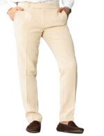 KEDY Men's Gurkha Trousers (Cream) - Refined Casual Style
