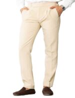 KEDY Men's Gurkha Trousers (Cream) - Refined Casual Style