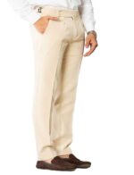 KEDY Men's Gurkha Trousers (Cream) - Refined Casual Style