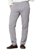 KEDY Men's Gurkha Trousers (Light Grey Style 2) - Versatile Comfort with Classic Adjustability
