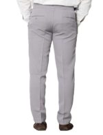 KEDY Men's Gurkha Trousers (Light Grey Style 2) - Versatile Comfort with Classic Adjustability