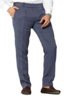 KEDY Men's Gurkha Trousers (Dark Grey) - Modern Tailored Look