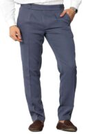 KEDY Men's Gurkha Trousers (Dark Grey) - Modern Tailored Look