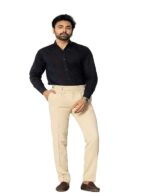 KEDY Men's Gurkha Trousers (Beige Style 2) - Classic Adjustable Fit