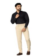 KEDY Men's Gurkha Trousers (Beige Style 2) - Classic Adjustable Fit