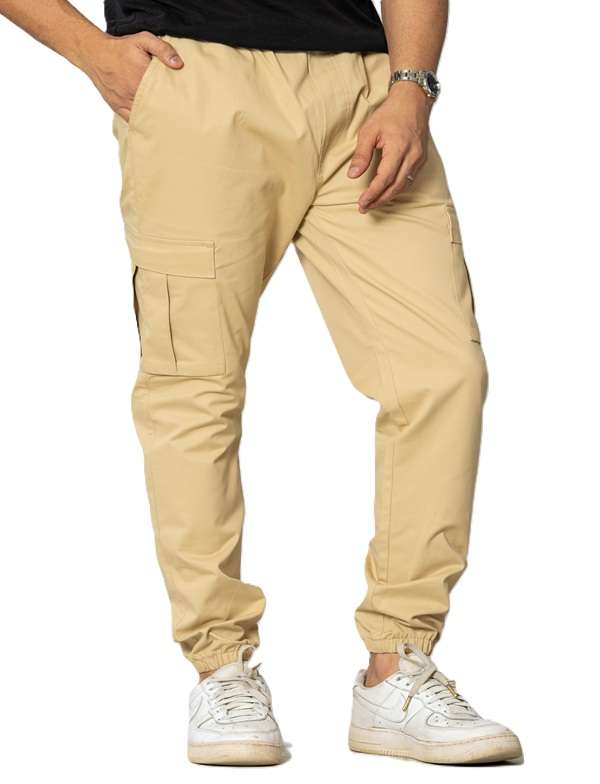 KEDY Men's Jogger (Cream) – Casual Wear with a Soft Touch