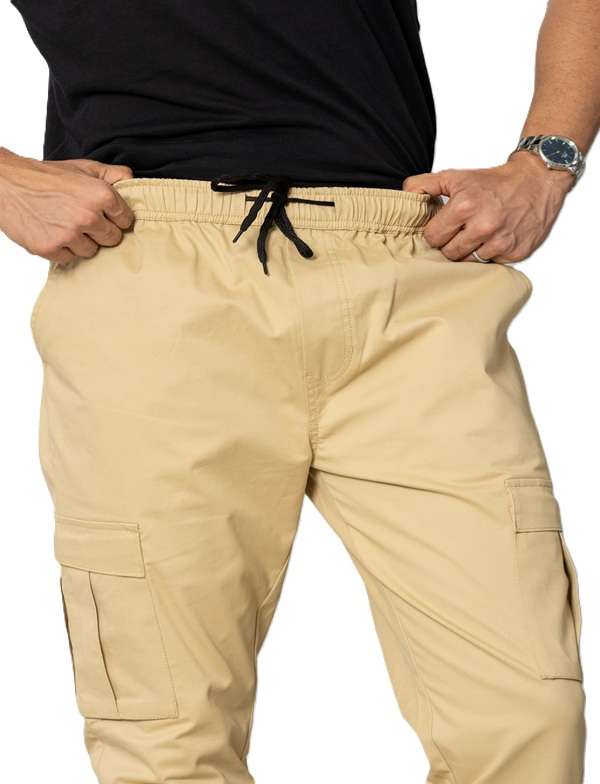 KEDY Men's Jogger (Cream) – Casual Wear with a Soft Touch