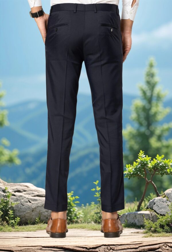 KEDY Men's Flexi Trousers (Navy Blue) - Timeless Comfort with Flexibility
