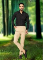 KEDY Men's Flexi Trousers (Khaki) - Versatile and Comfortable Design