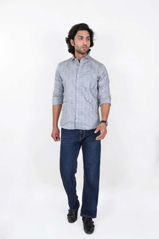 KEDY MEN'S SHIRT - CLASSIC GREY
