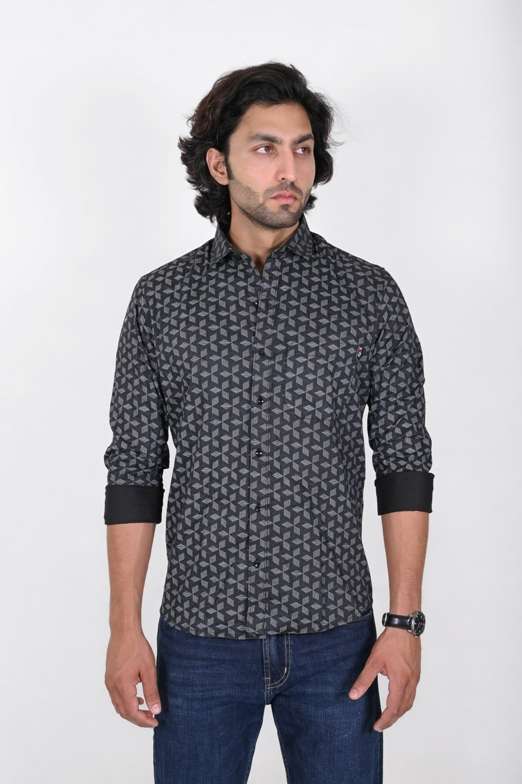 KEDY MEN'S SHIRT - SLEEK BLACK