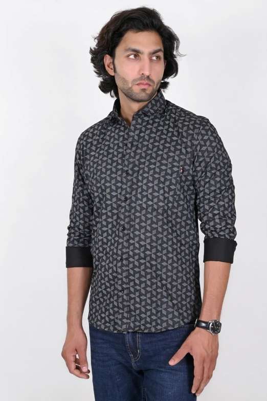 KEDY MEN'S SHIRT - SLEEK BLACK