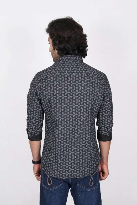 KEDY MEN'S SHIRT - SLEEK BLACK