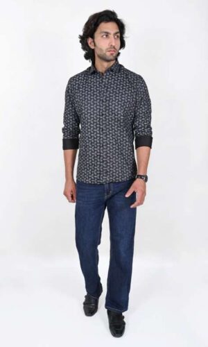 KEDY MEN'S SHIRT - SLEEK BLACK