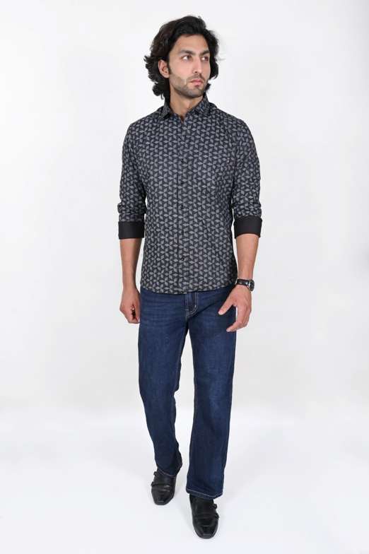 KEDY MEN'S SHIRT - SLEEK BLACK