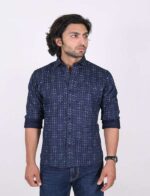 KEDY MEN'S SHIRT - SOLID BLUE