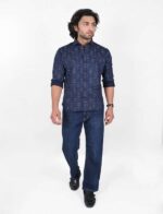 KEDY MEN'S SHIRT - SOLID BLUE